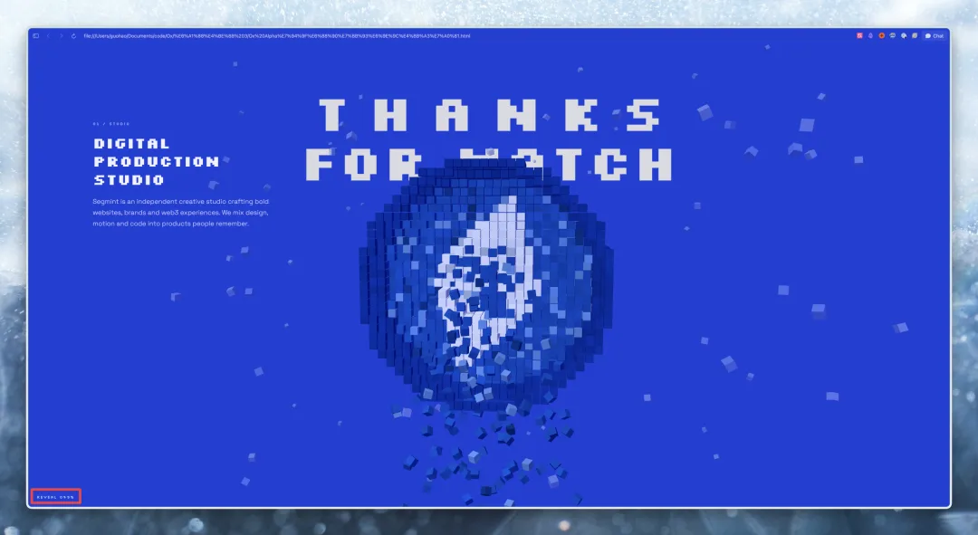 Scroll effect