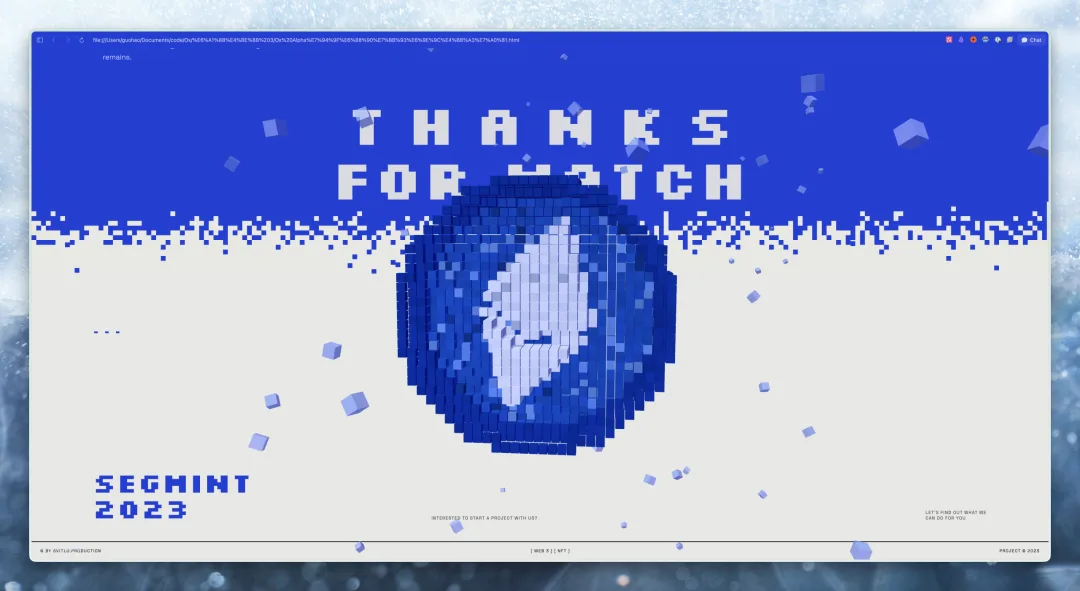 Pixel transition