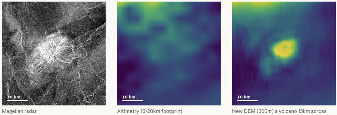Venus map comparison