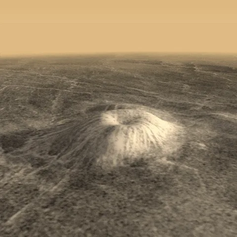 Venus terrain detail